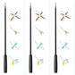 Cat Wand Toy with 4 replacement teaser head