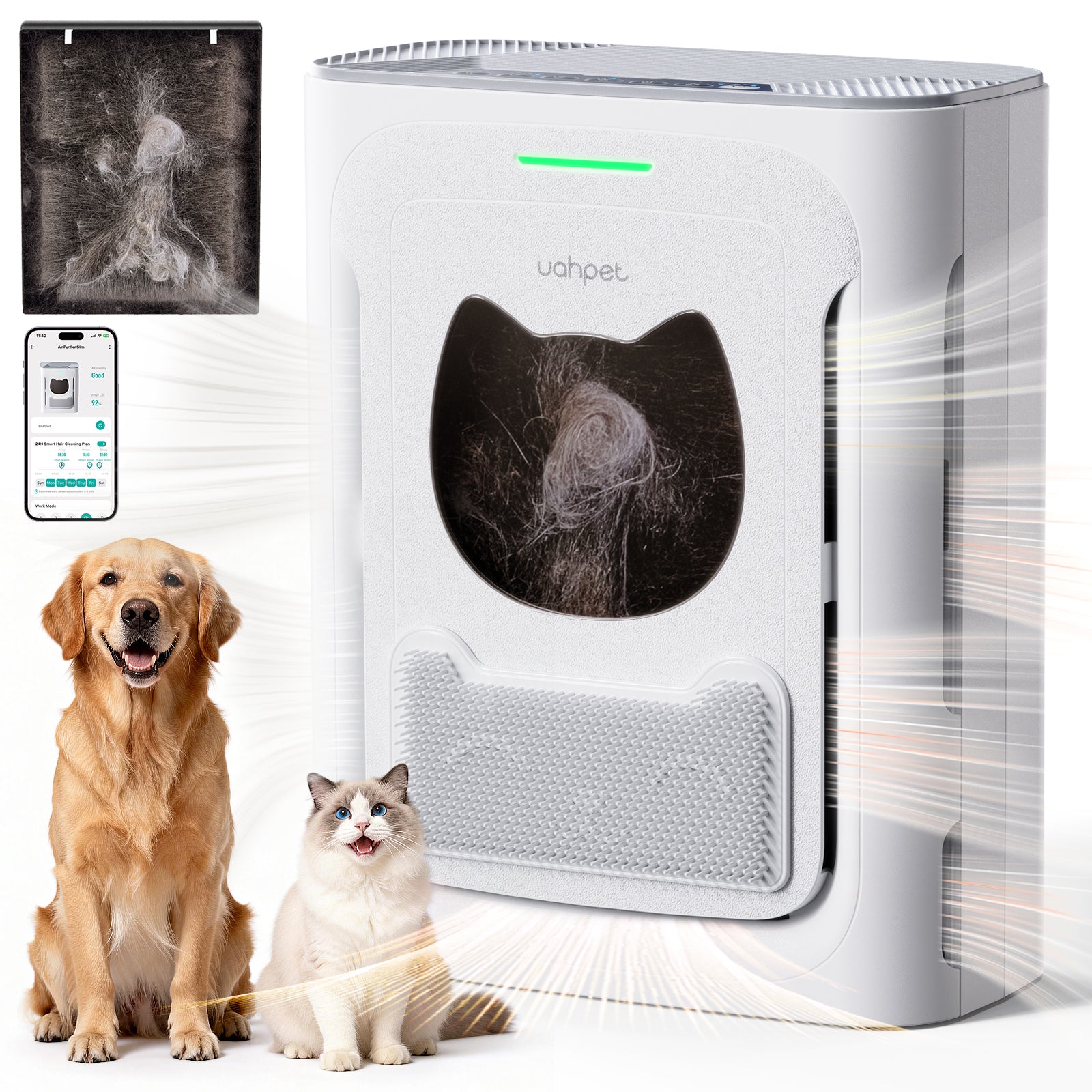 Uahpet Air Purifier Slim