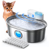 UAHPET 2025 Upgrade Visible Stainless Steel Cat Water Fountain Pro - Pro/Visual Cat Fountain