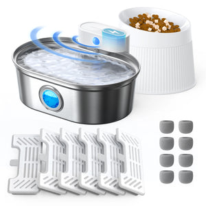 Best Bundle for cat (water fountain + Elevated Cat Bowls)