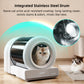 UAHPET Stainless Steel Self-Cleaning Cat Litter Box