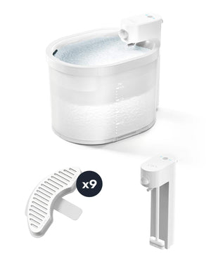 Zero Cat Water Fountain with 9 Filters & 1 Extra Pump