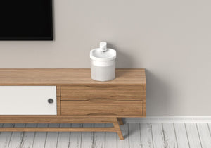 wireless cat water dispenser on the cabinet - uahpet