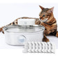 Uah Pet 2025 Upgrade Stainless Steel Wireless Pet Water Fountain